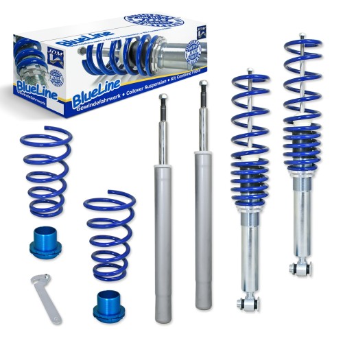 Blueline Coilover Kit suitable for BMW E34 Limousine 525i, 530i, 540i, 524TD / TDS, 530D (D16 / M14), year 8.1990 - 1995