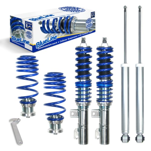 BlueLine Coilover Kit suitable for Skoda Octavia RS (1U) 1.8 year 05.2001-, except vehicles with four-wheel drive