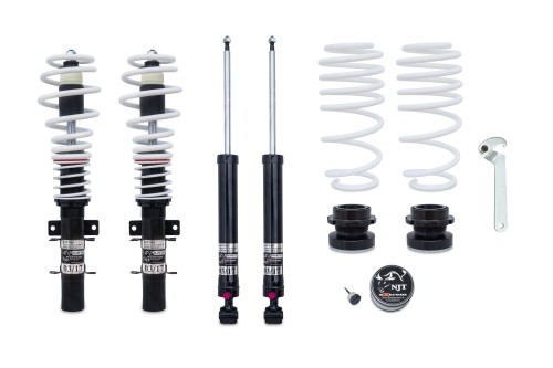 NJT eXtrem Coilover Kit suitable for Audi A2 8Z 1.4, 1.4 TDI, 1.6 except 1.2 TDI, year 1999-2005