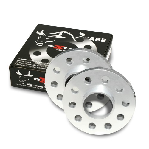 Cales Elargisseurs de voies 30mm (paire) - 15mm (épaisseur par Cale) Entraxe 5/110/108, Alésage central 65,1 mm, Av. Centrage approprié pour Alfa/Fiat/Opel/Saab