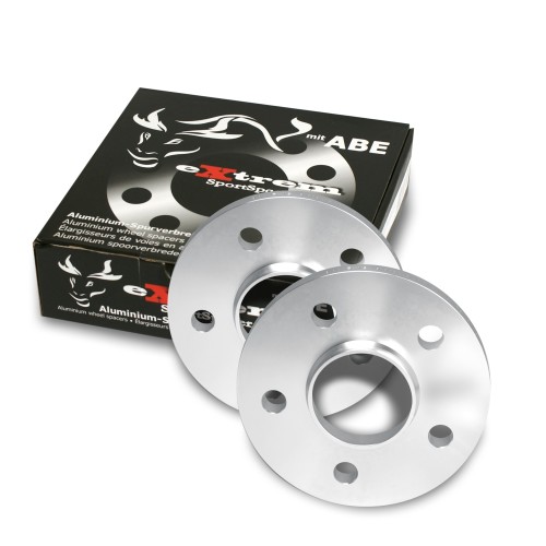 Cales Elargisseurs de voies 30mm (paire) - 15mm (épaisseur par Cale) Entraxe 5/112, Alésage central 66,6 mm, Av. Centrage approprié pour Mercedes/ Audi/ VW