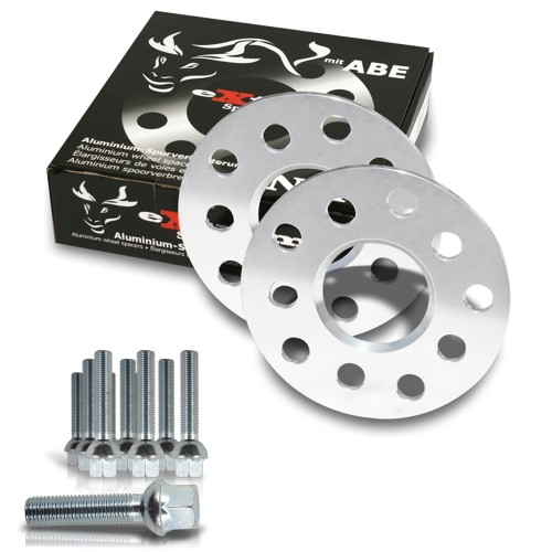 Wheel spacer kit 10mm incl. wheel bolts suitable for  Audi A3 8V