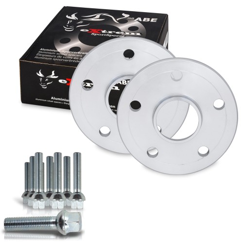 Wheel spacer kit 20mm incl. wheel bolts suitable for  VW Jetta V (1KM)