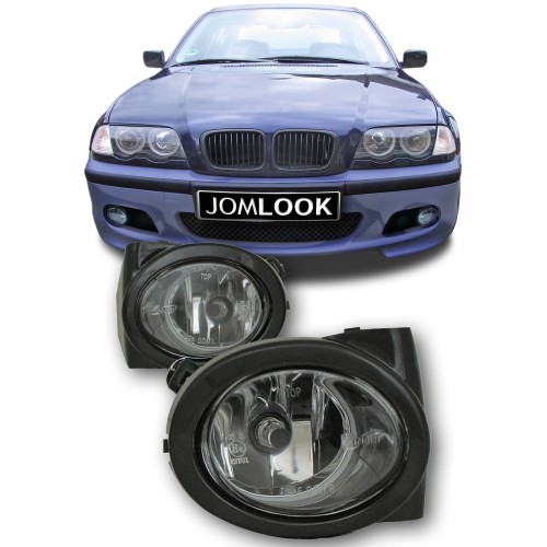 Fog lights clear incl. frame suitable for BMW E46 M3 year 1998- 2007 and E39 M5 year 1998-2005