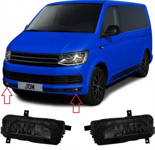 Nebelscheinwerfer Smokeglas passend für VW T6 Transporter/ Multivan/ Bus/ Pritsche, Bj. 2015-2019