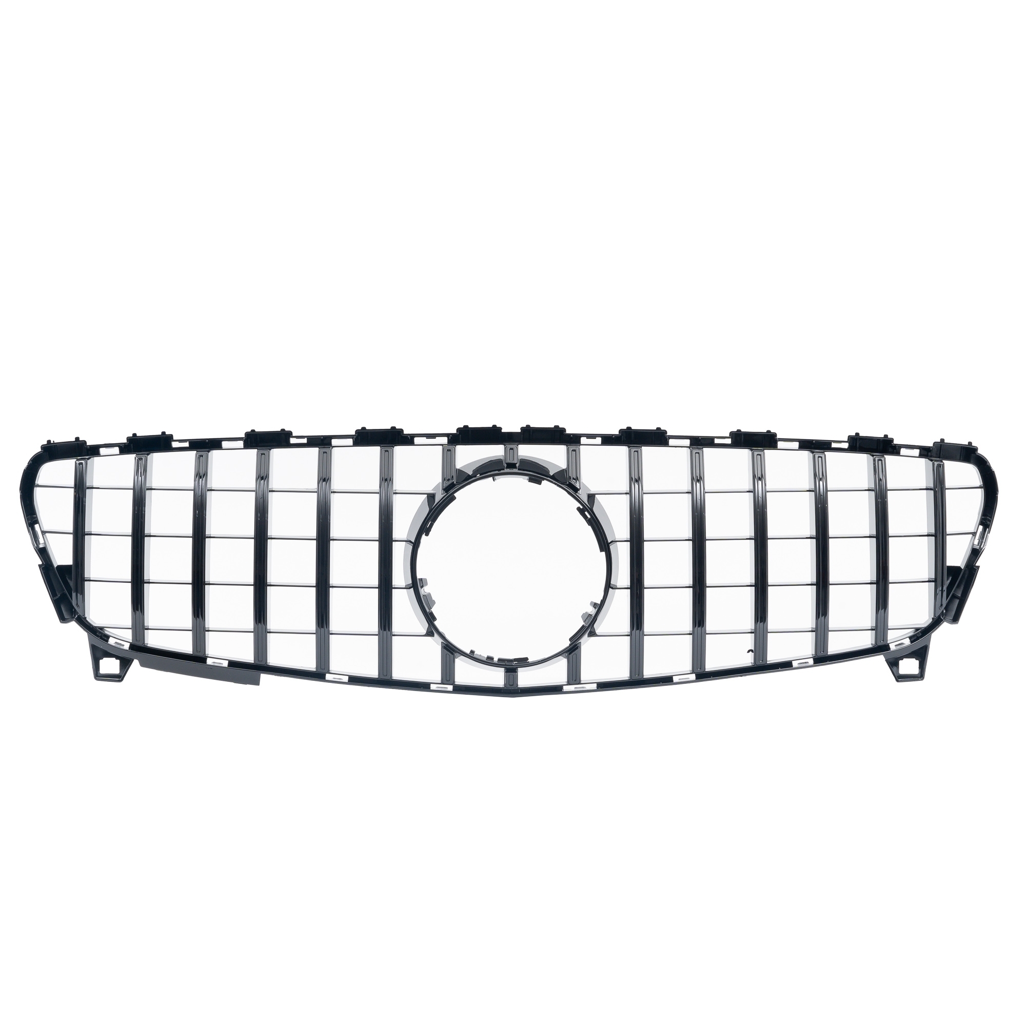 Radiator grille, gloss black – Mercedes-Benz A-Class W176 2015–2018