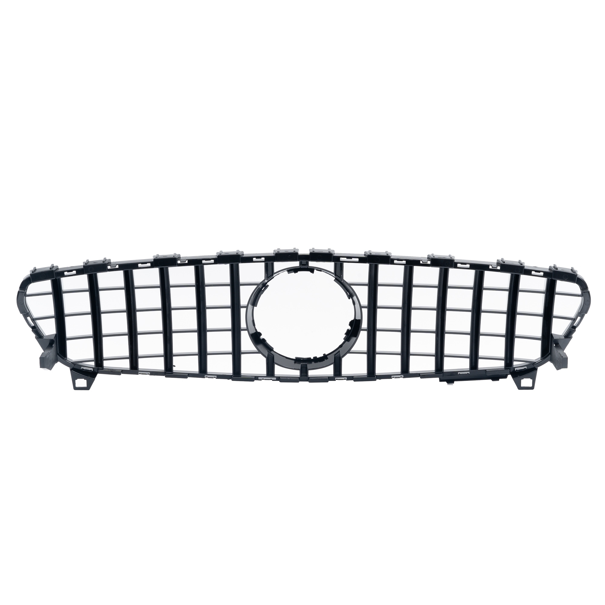 Radiator grille, gloss black – Mercedes-Benz A-Class W176 2015–2018