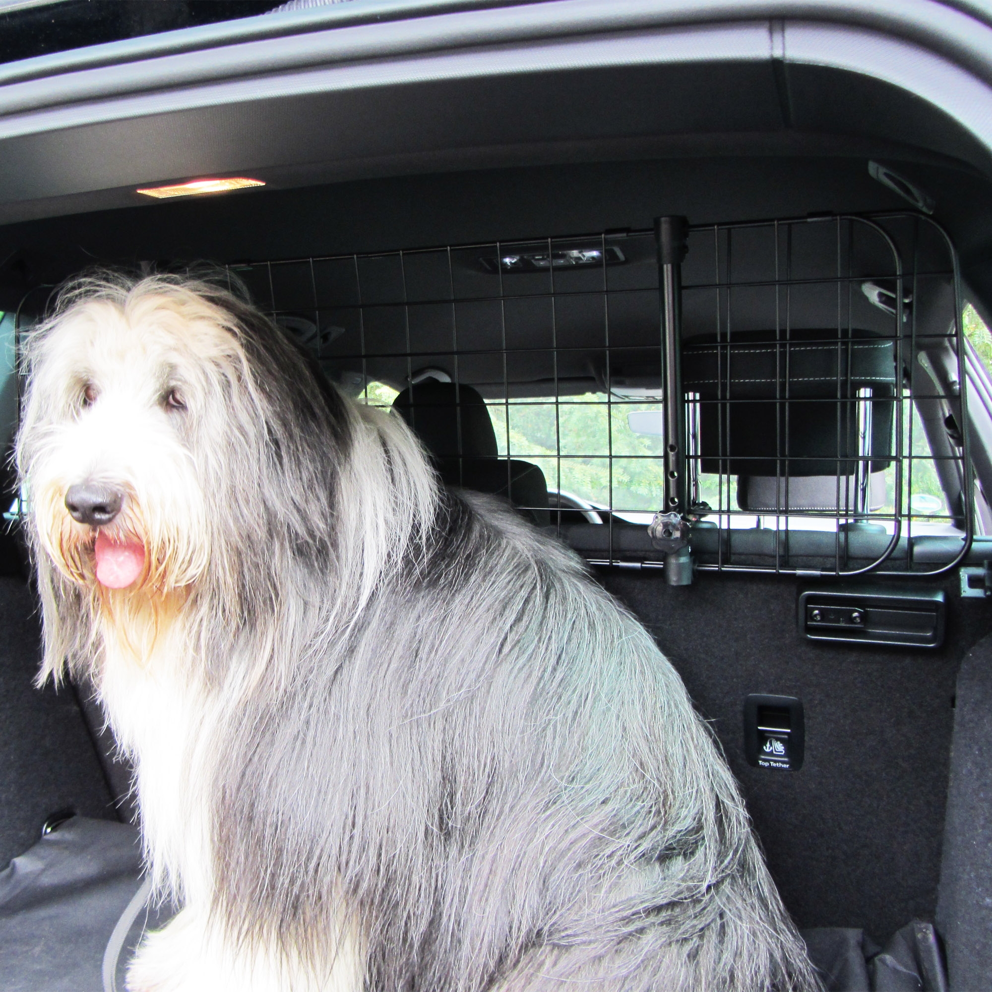 Transportgitter Kofferraumschutz für Hunde für sichere Transportwege NEEZ Kofferraum Schutzgitter für Hund Hundegitter für Auto universal Trenngitter für Auto Universell verstellbar 