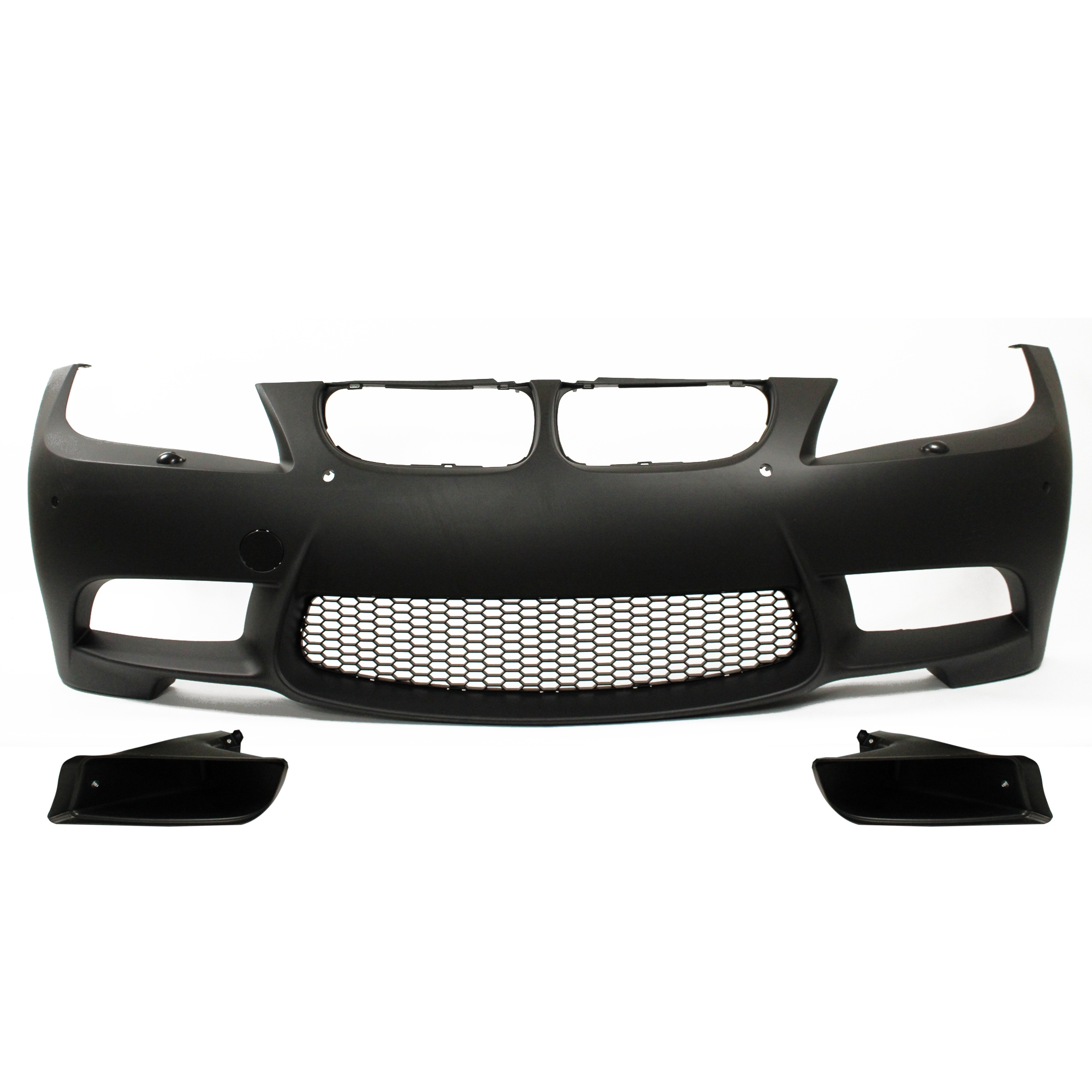 FrontstoBstange im Sport Design mit PDC Lochern SRA und Luftkanale passend fur BMW 3er E90 Limousine und E91 Touring Baujahr 2008 2011