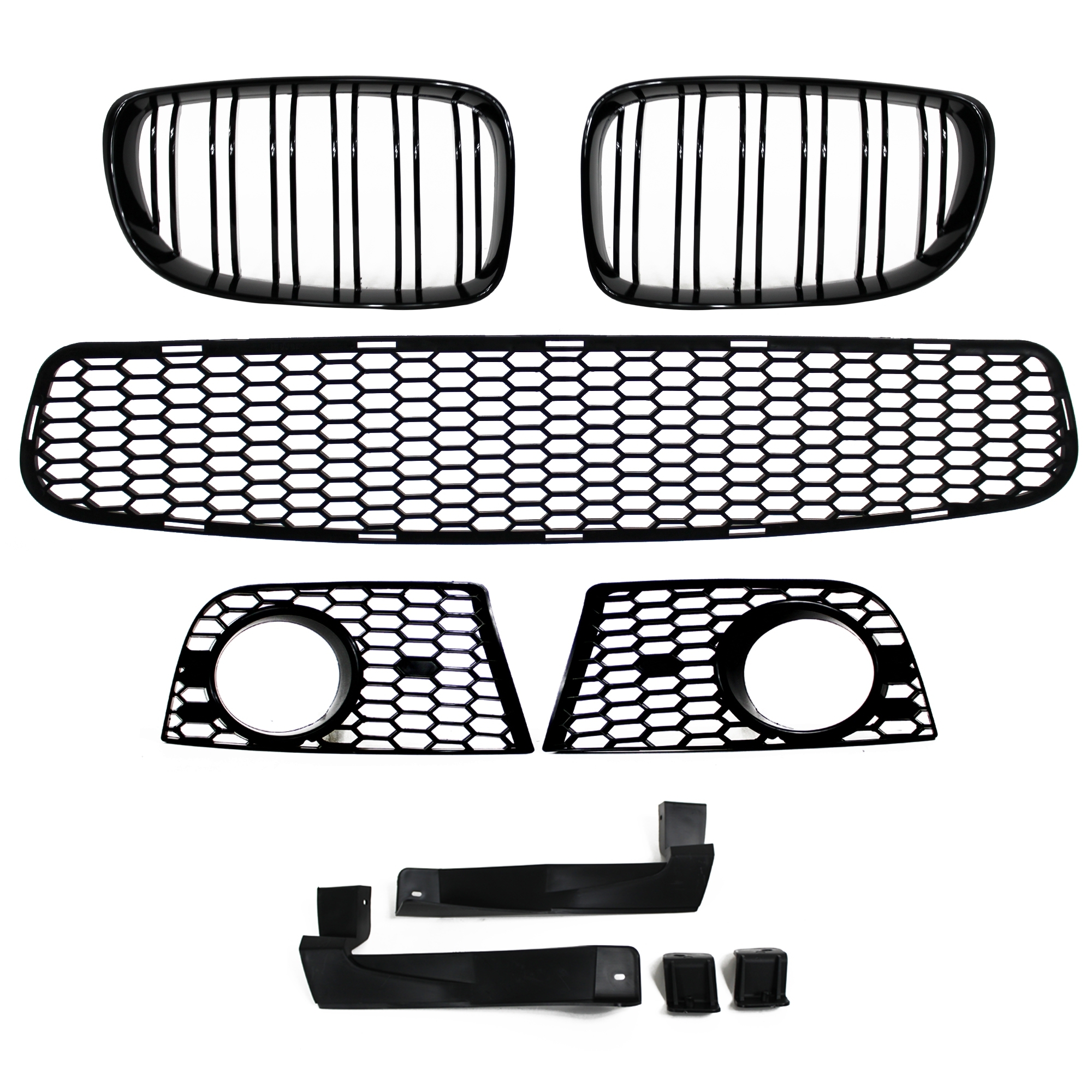 Front bumper in sports design suitable for BMW 1er E81, E82, E87 and E88  year 2004 -