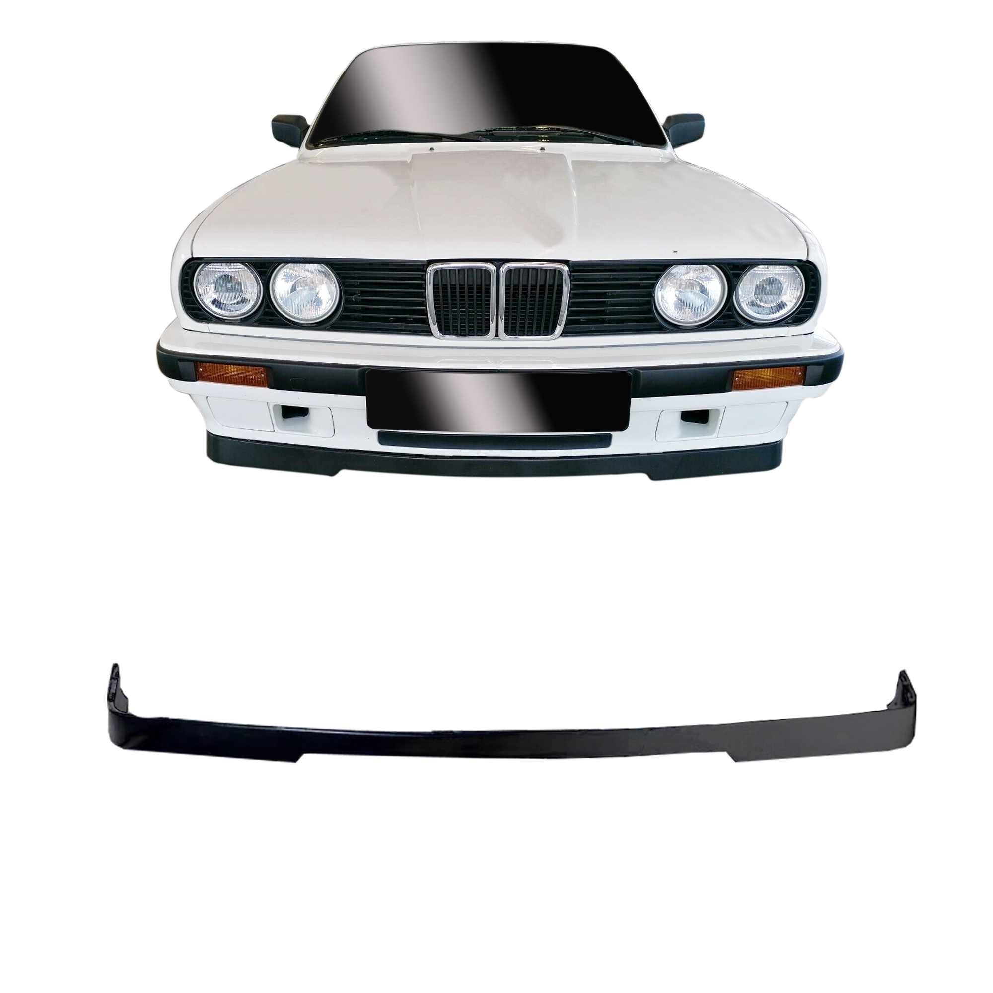 Spoiler Front Lippe Spoiler Unterbauspoiler für Stoßstange passend für BMW  E30 1982-1994