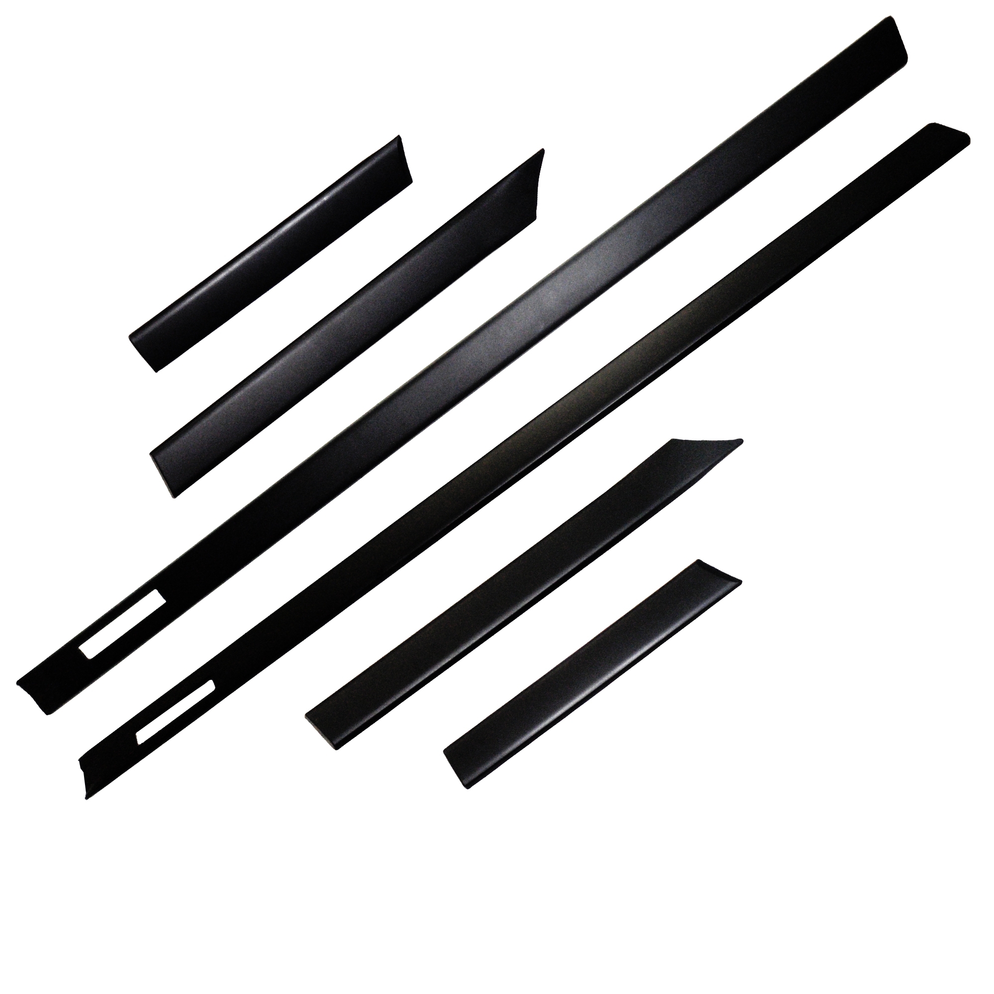 Seitenleisten Türleisten Satz Set für E36 Coupe Cabrio schwarz 6