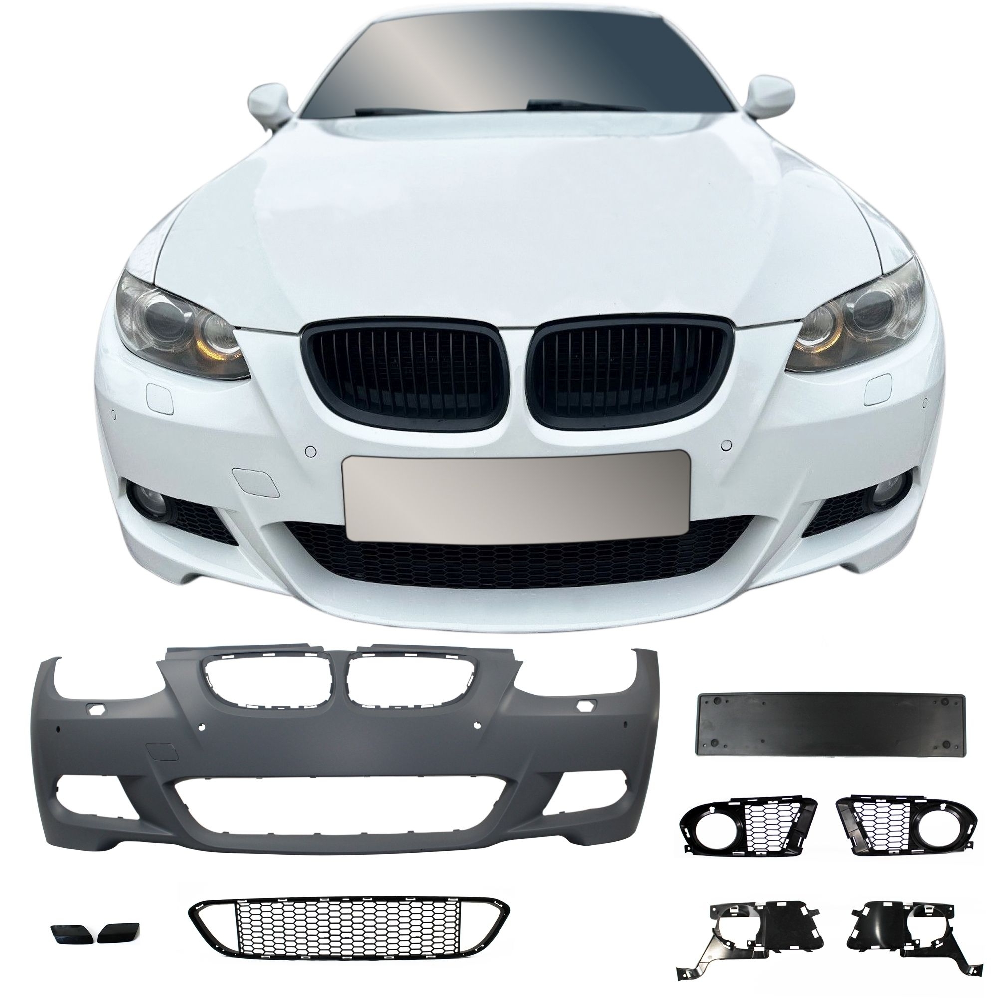 BMW Front bumper with PDC holes