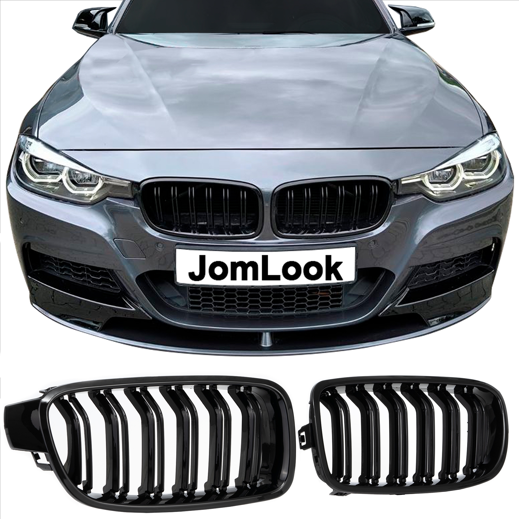 Topeltliistudega iluvõre, läikivmust – BMW 3. seeria F30 2011–2019; BMW 3. seeria F31 2011–2019