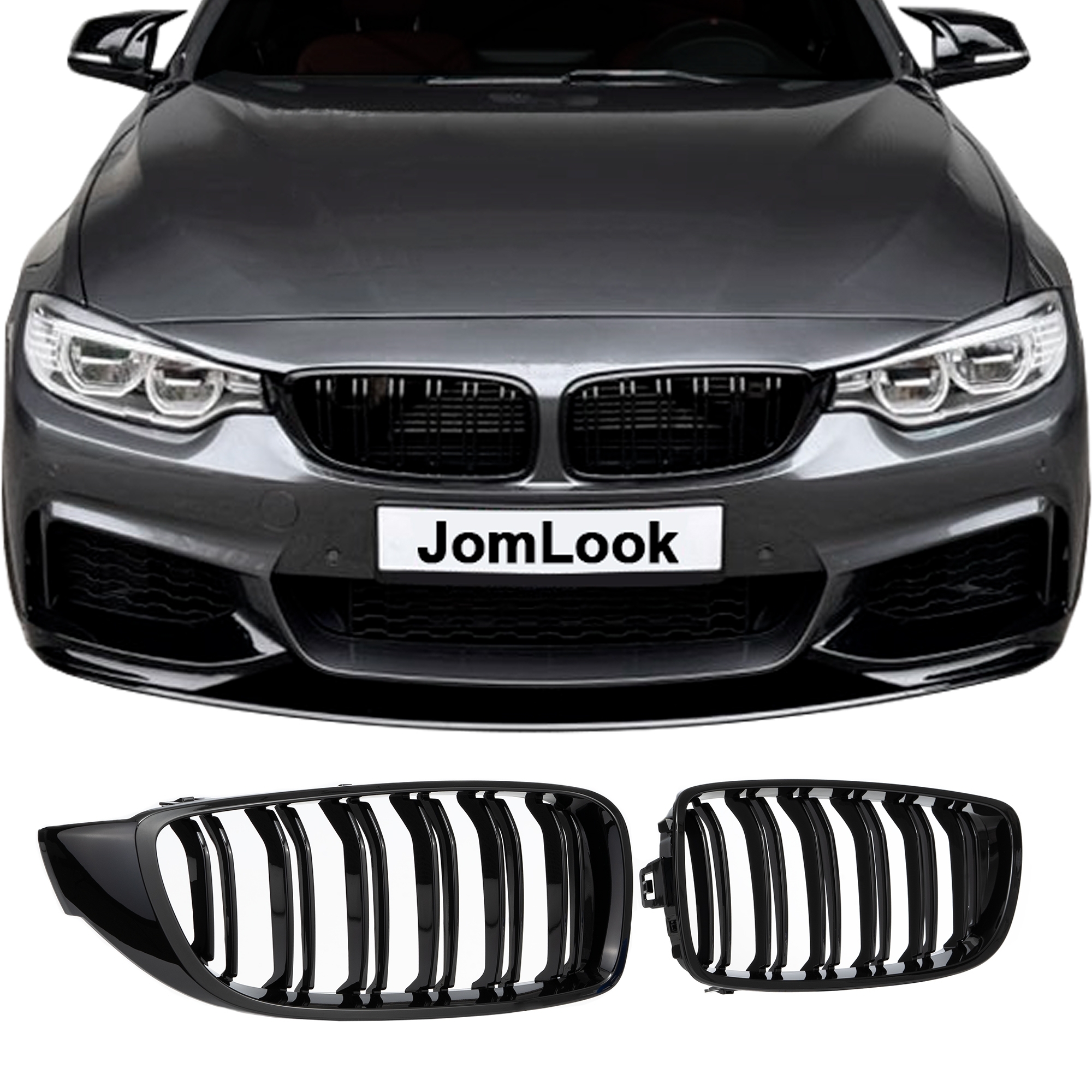 Topeltliistudega iluvõre, läikivmust – BMW 4. seeria F32 2013–2018; BMW 4. seeria F33 2013–2018; BMW 4. seeria F36 2013–2018