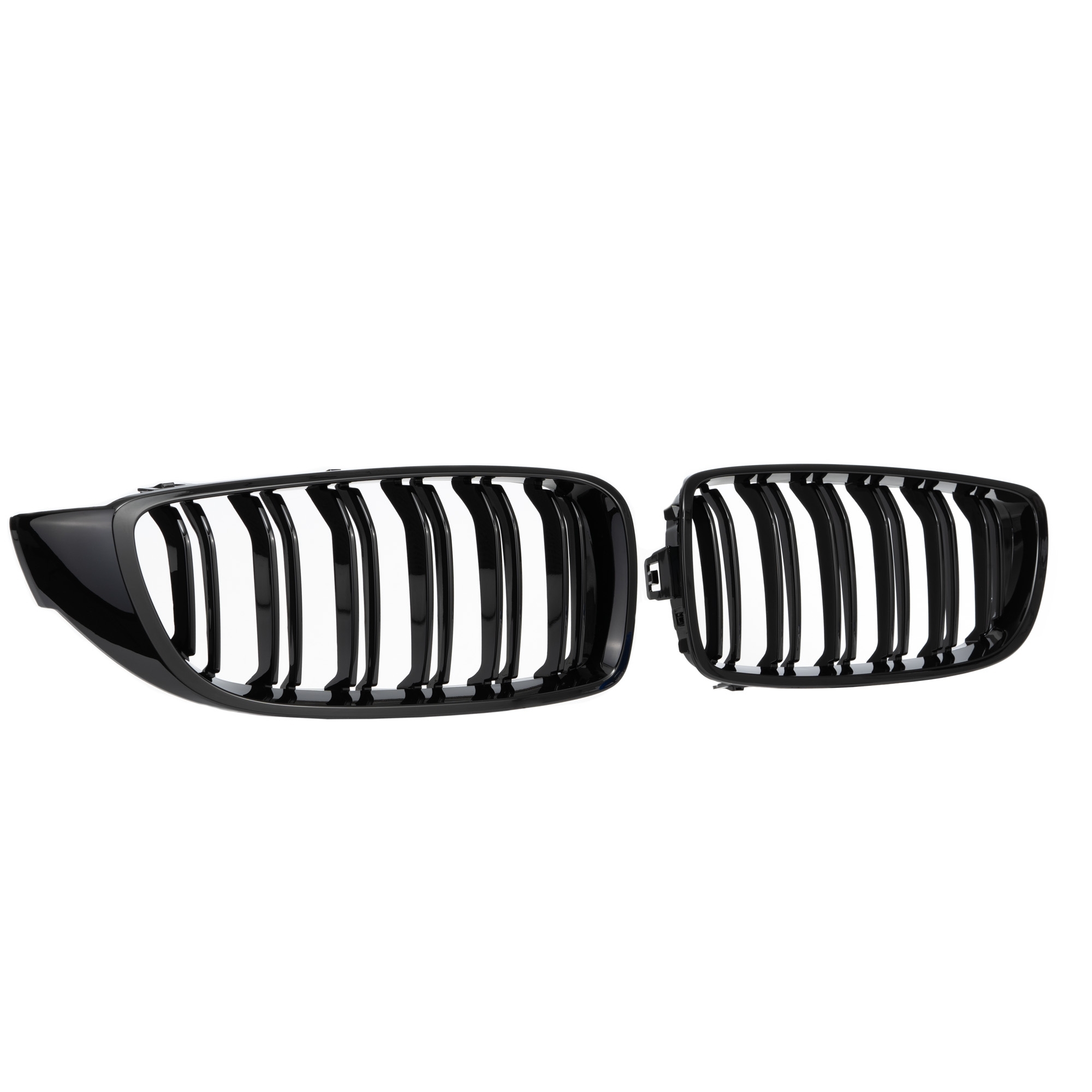 Double-slat grille, gloss black – BMW 4 Series F32 2013–2018; BMW 4 Series F33 2013–2018; BMW 4 Series F36 2013–2018