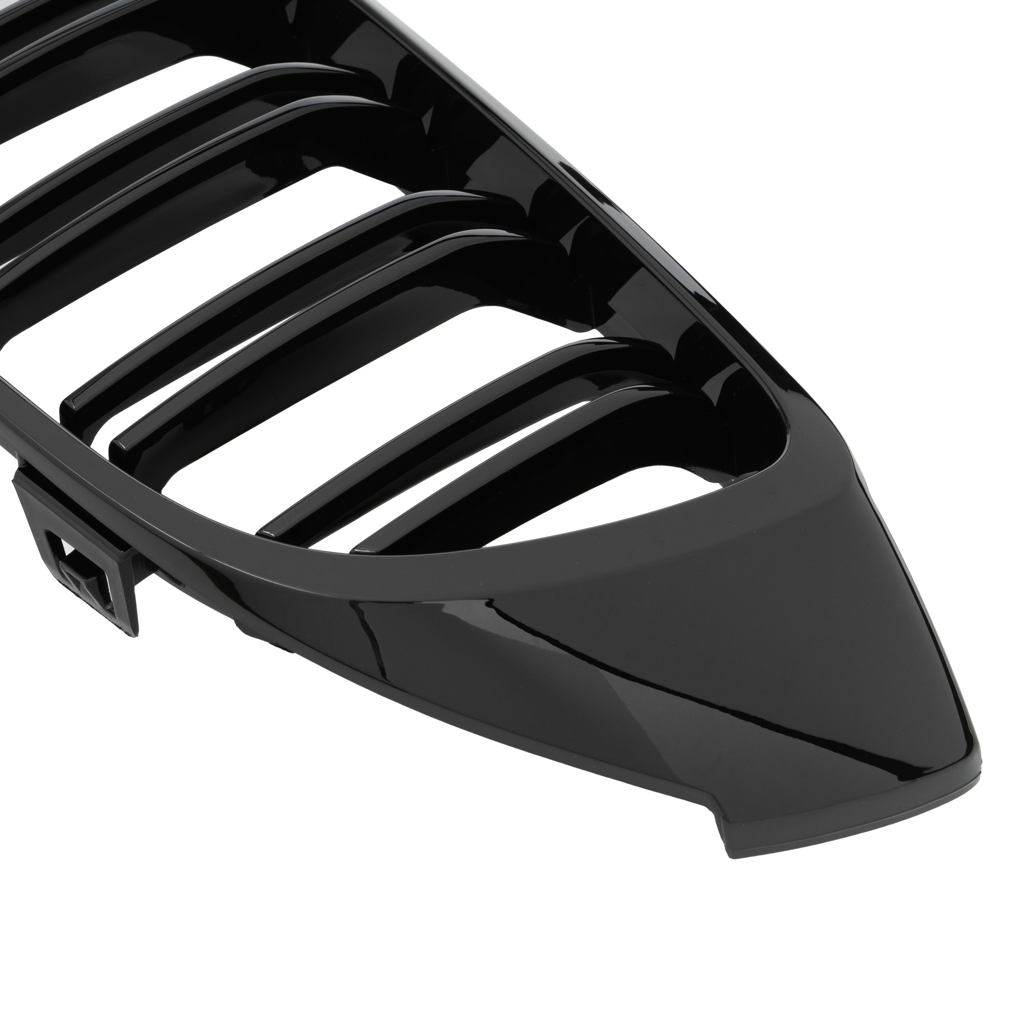 Double-slat grille, gloss black – BMW 4 Series F32 2013–2018; BMW 4 Series F33 2013–2018; BMW 4 Series F36 2013–2018