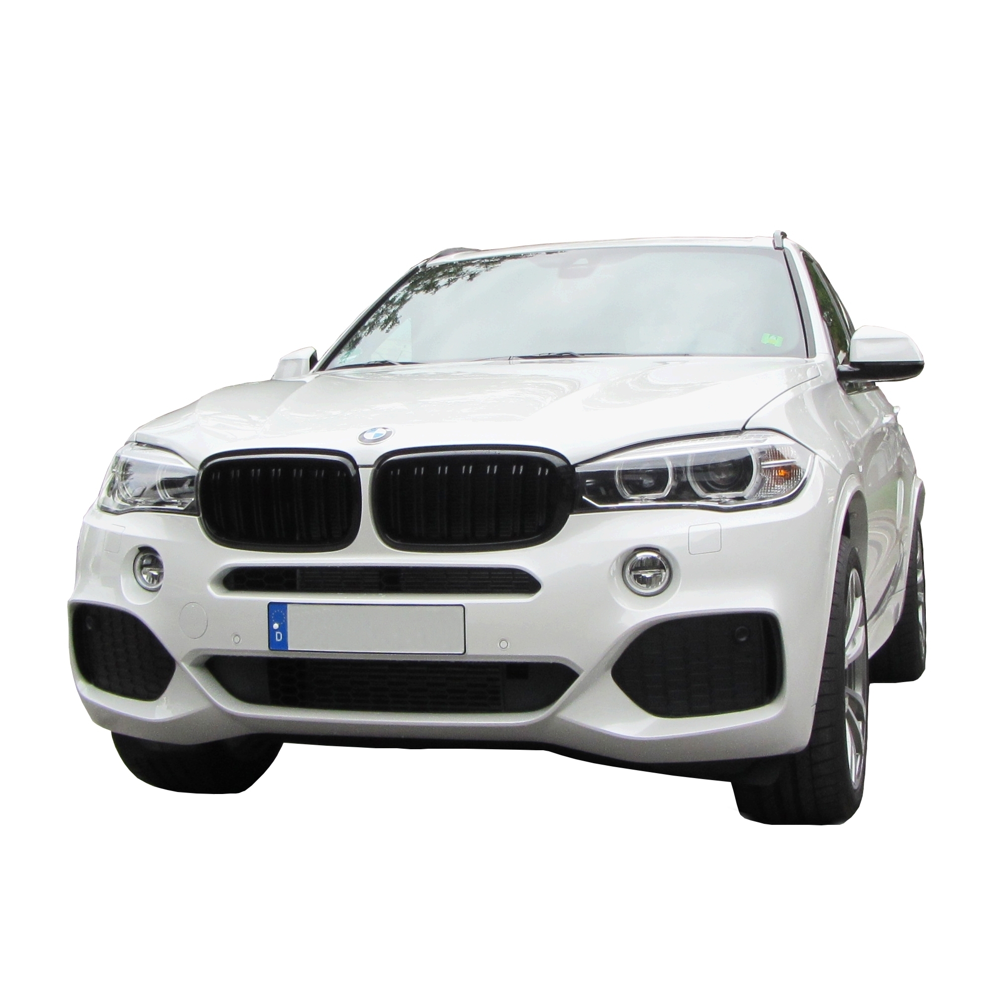 Решётка радиатора с двойными ламелями, чёрный глянец – BMW X5 F15 2013–; BMW X6 F16 2014–