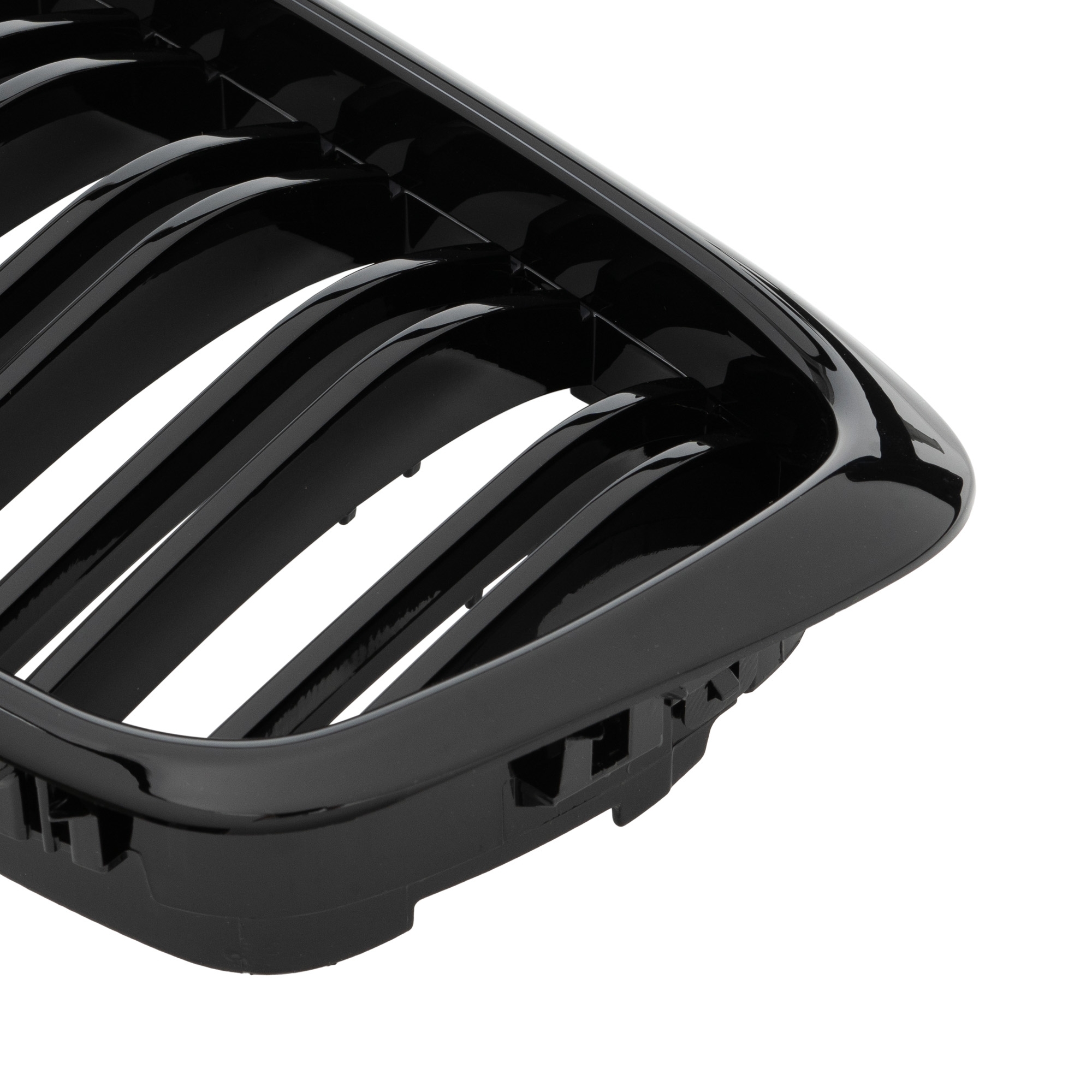 Double-slat grille, gloss black – BMW 5 Series E39 1995–2003