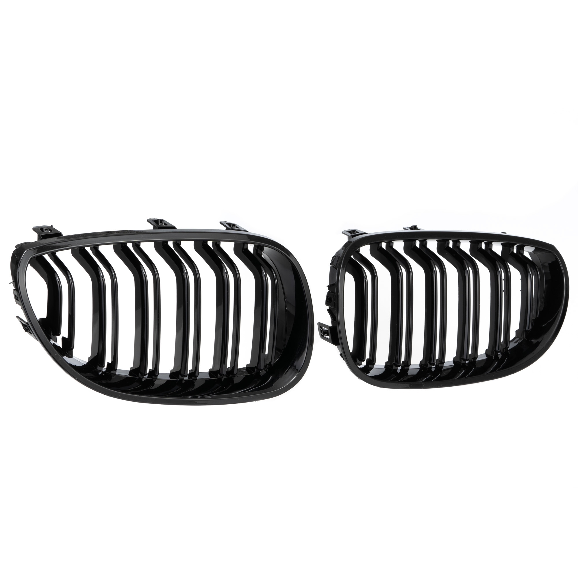 Double-slat grille, gloss black – BMW 5 Series E60 2003–2010