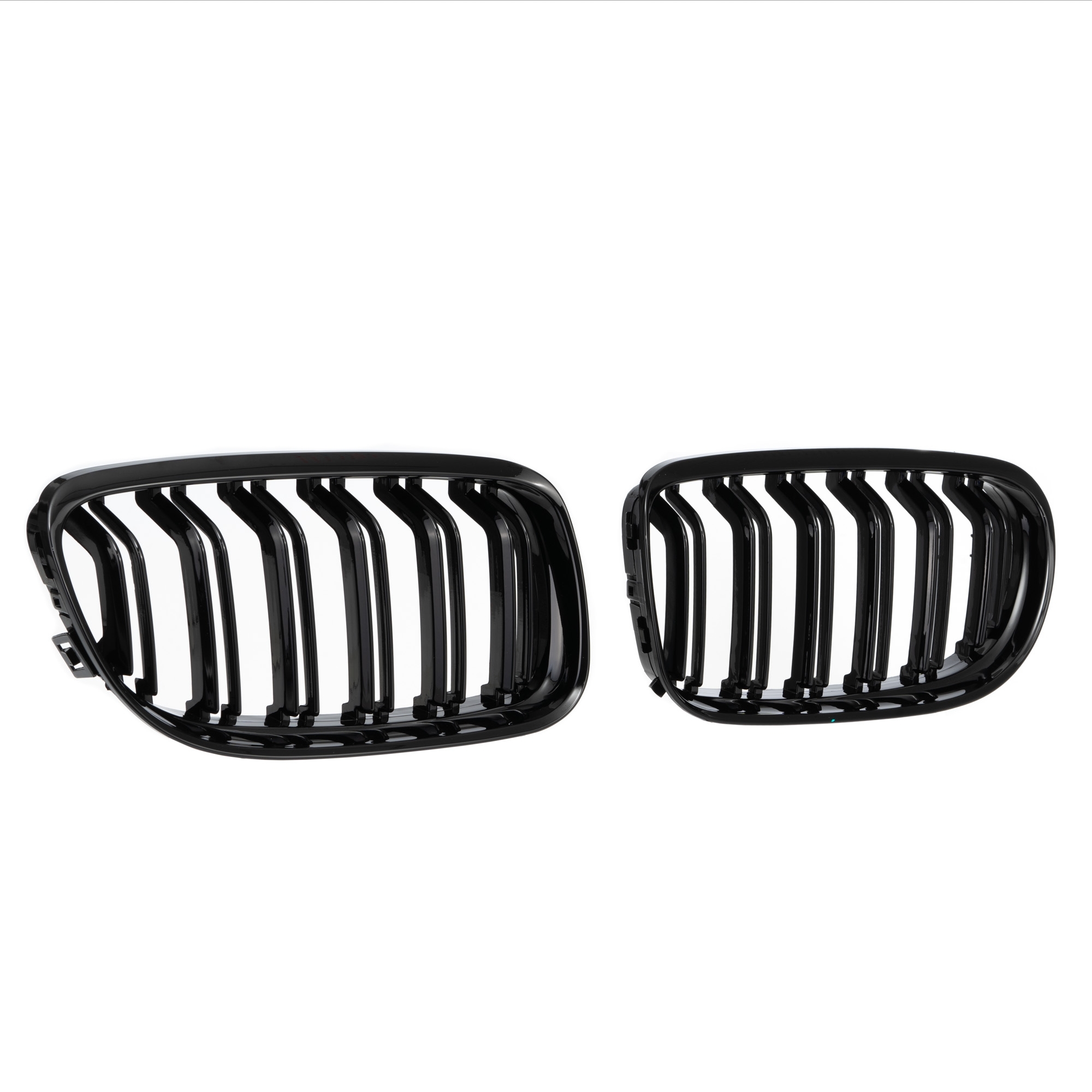 Double-slat grille, gloss black – BMW 3 Series E90 2008–2011 LCI