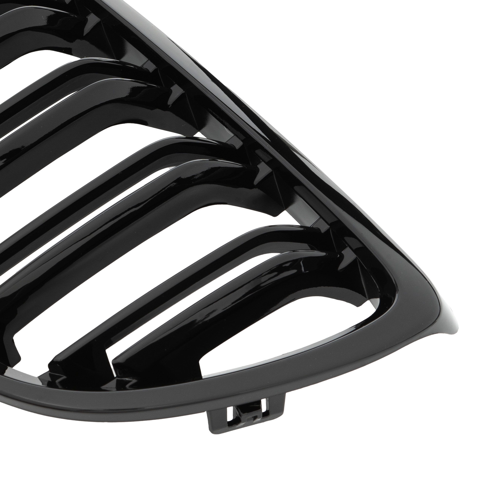 Double-slat grille, gloss black – BMW 3 Series E92 2006–2010