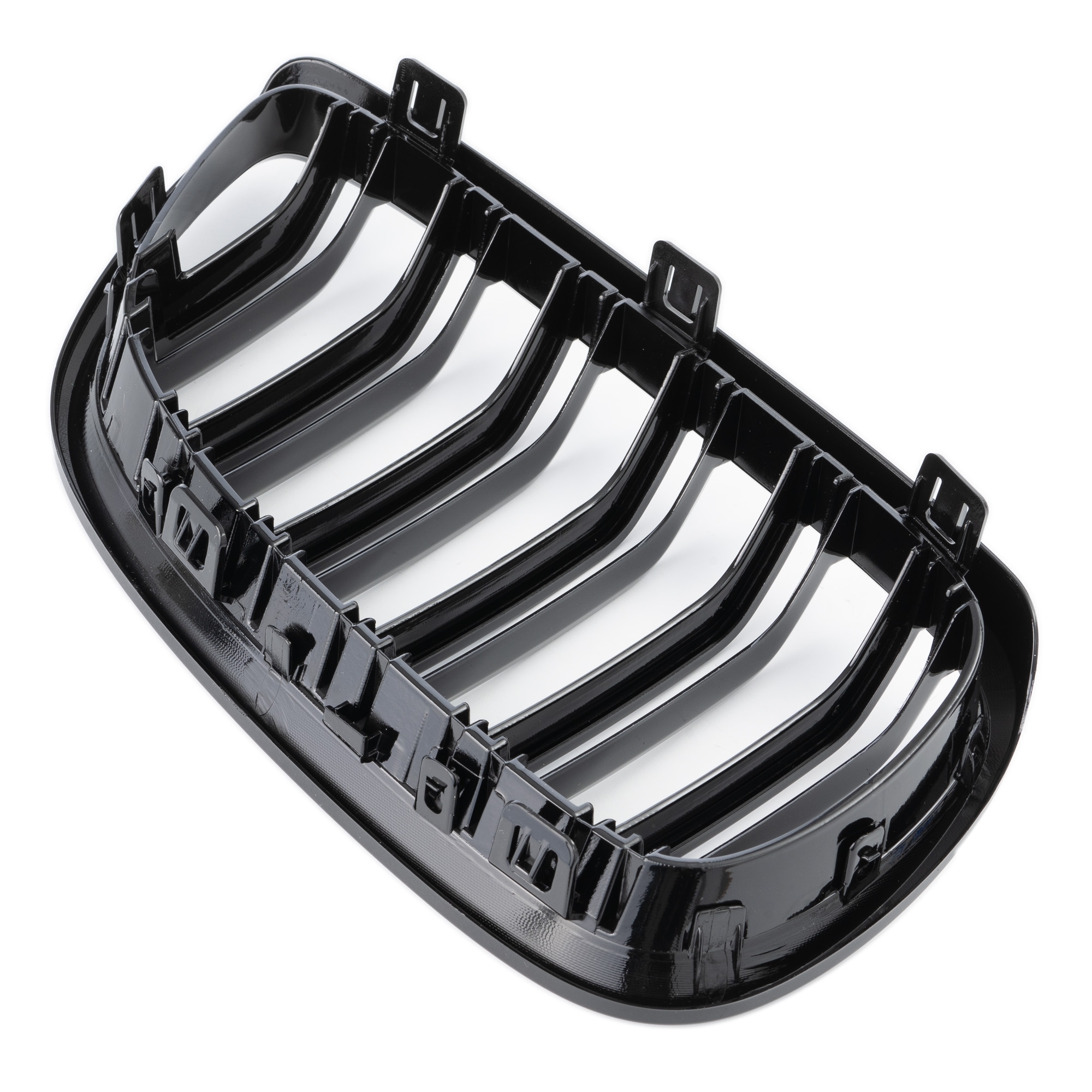 Double-slat grille, gloss black – BMW 3 Series E92 2006–2010