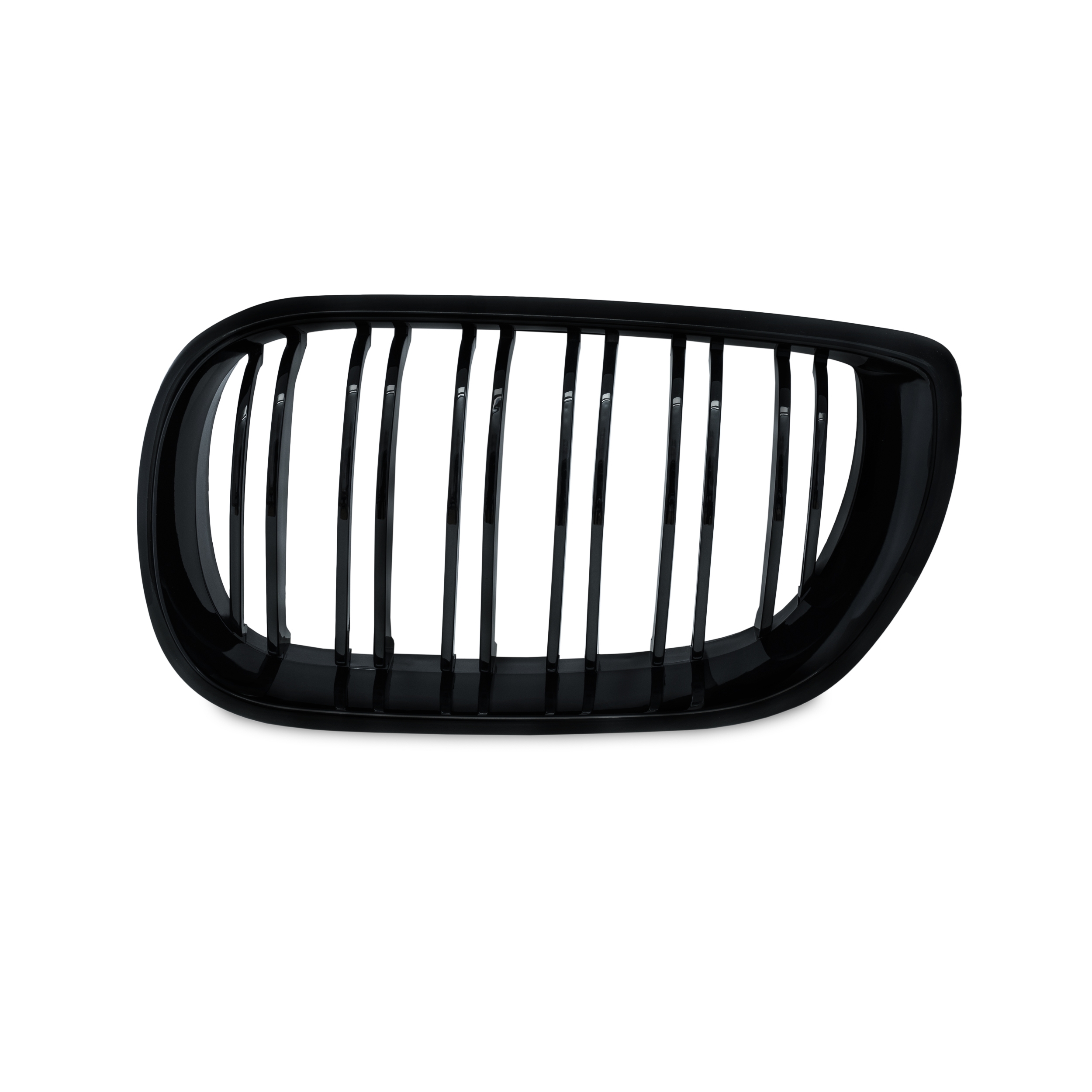 Double-slat grille, gloss black – BMW 3 Series E46 2001–2005 4 doors