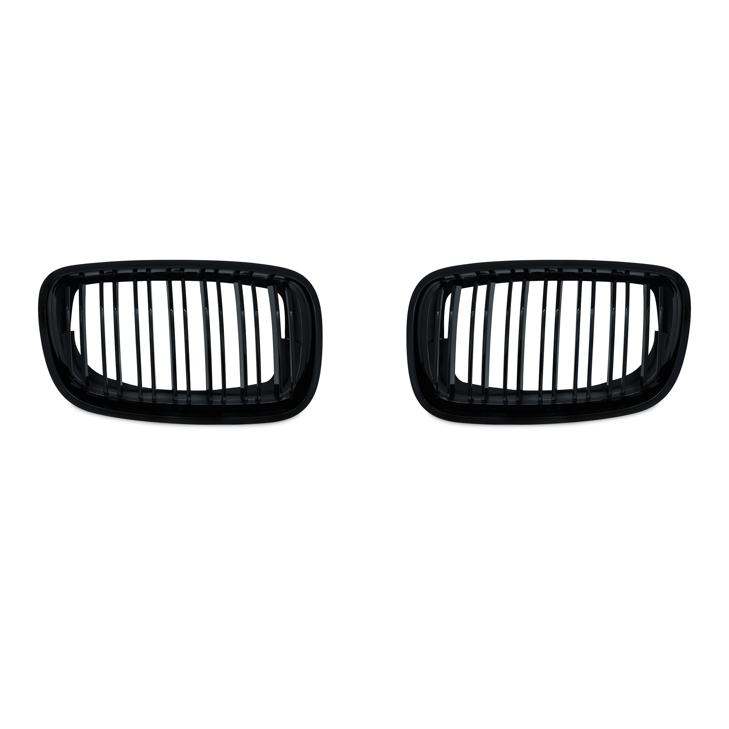 Double-slat grille, gloss black – BMW X5 E70 2007–2013