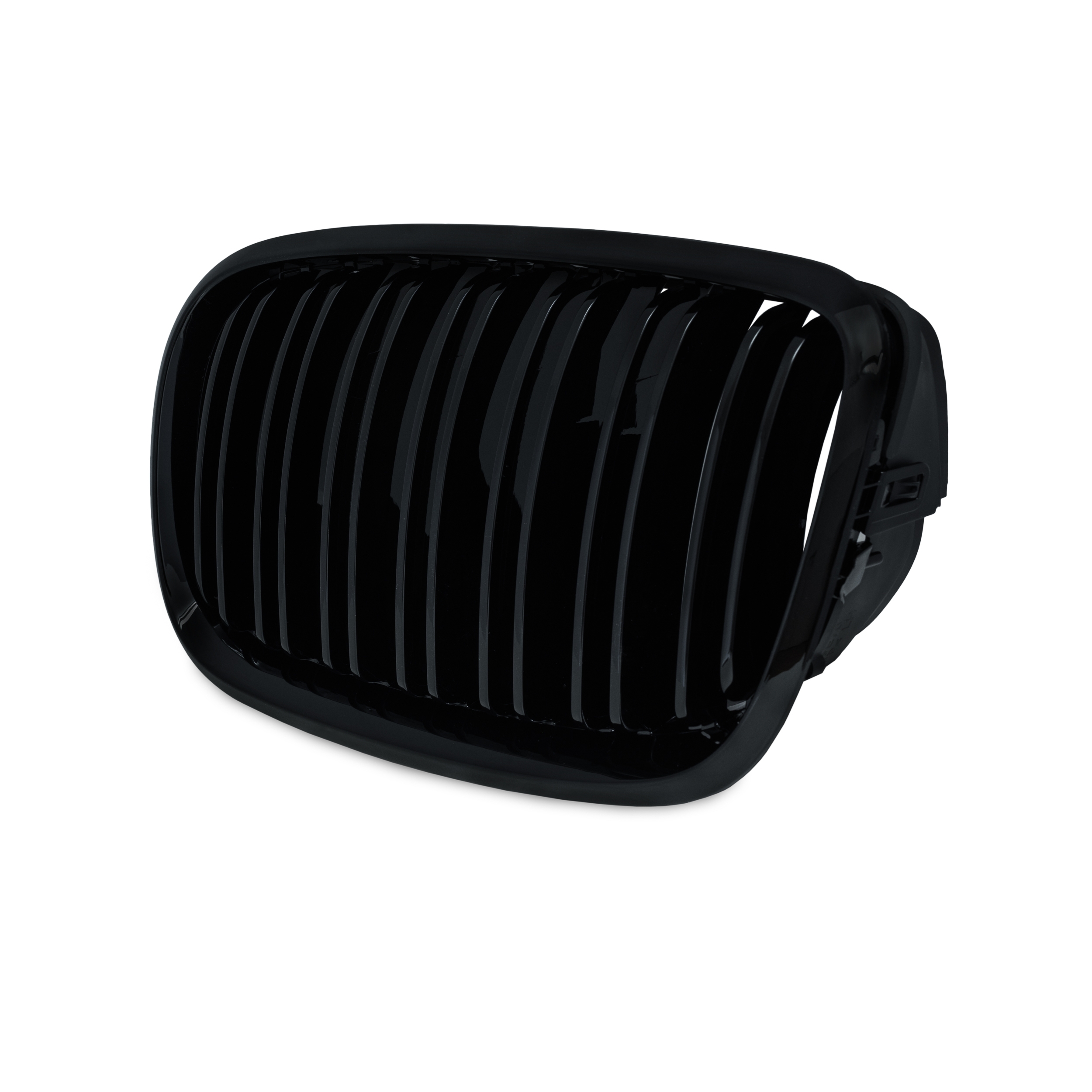 Решётка радиатора с двойными ламелями, чёрный глянец – BMW X5 E70 2007–2013