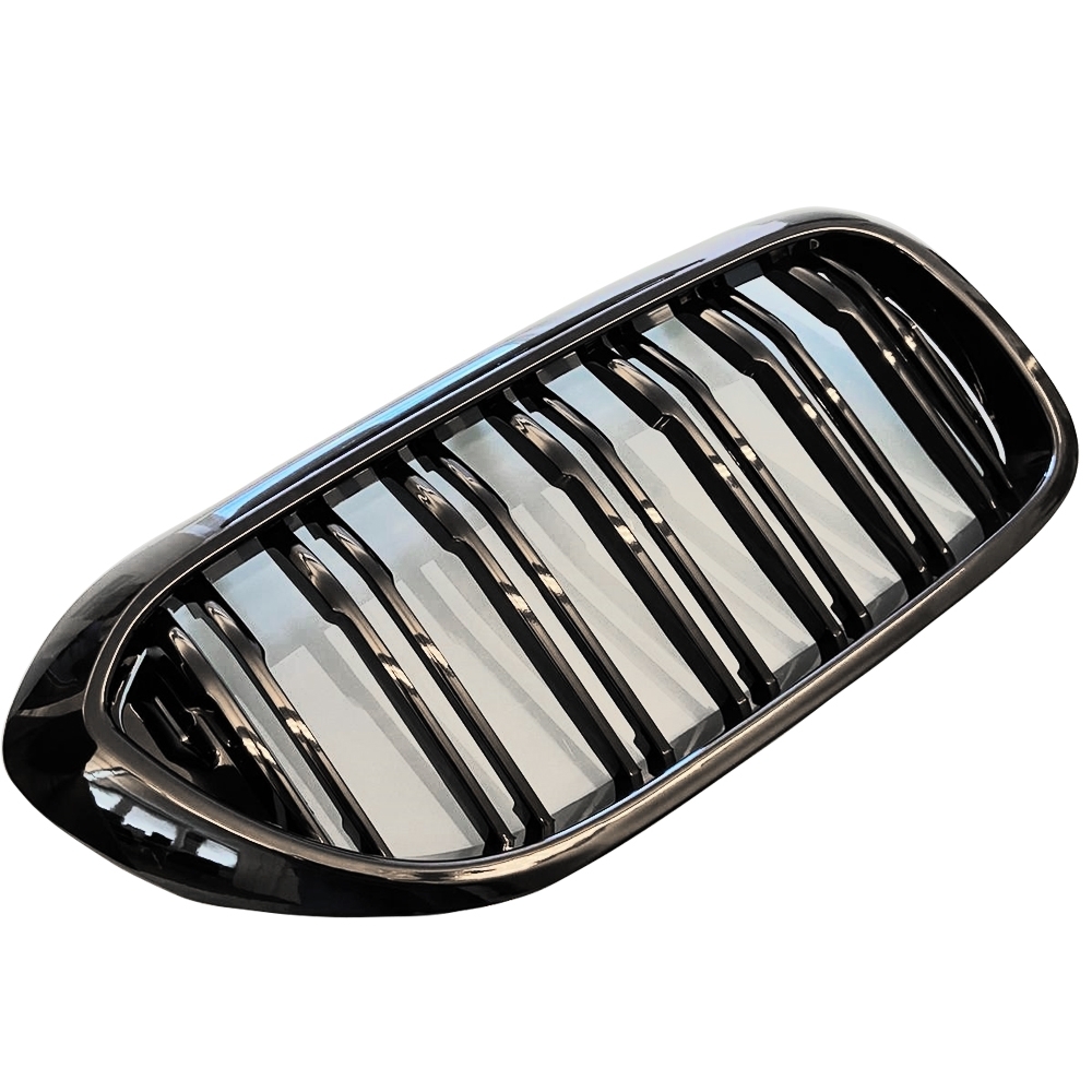 Double-slat grille, gloss black – BMW 5 Series G30 02.2017–; BMW 5 Series G31 02.2017–