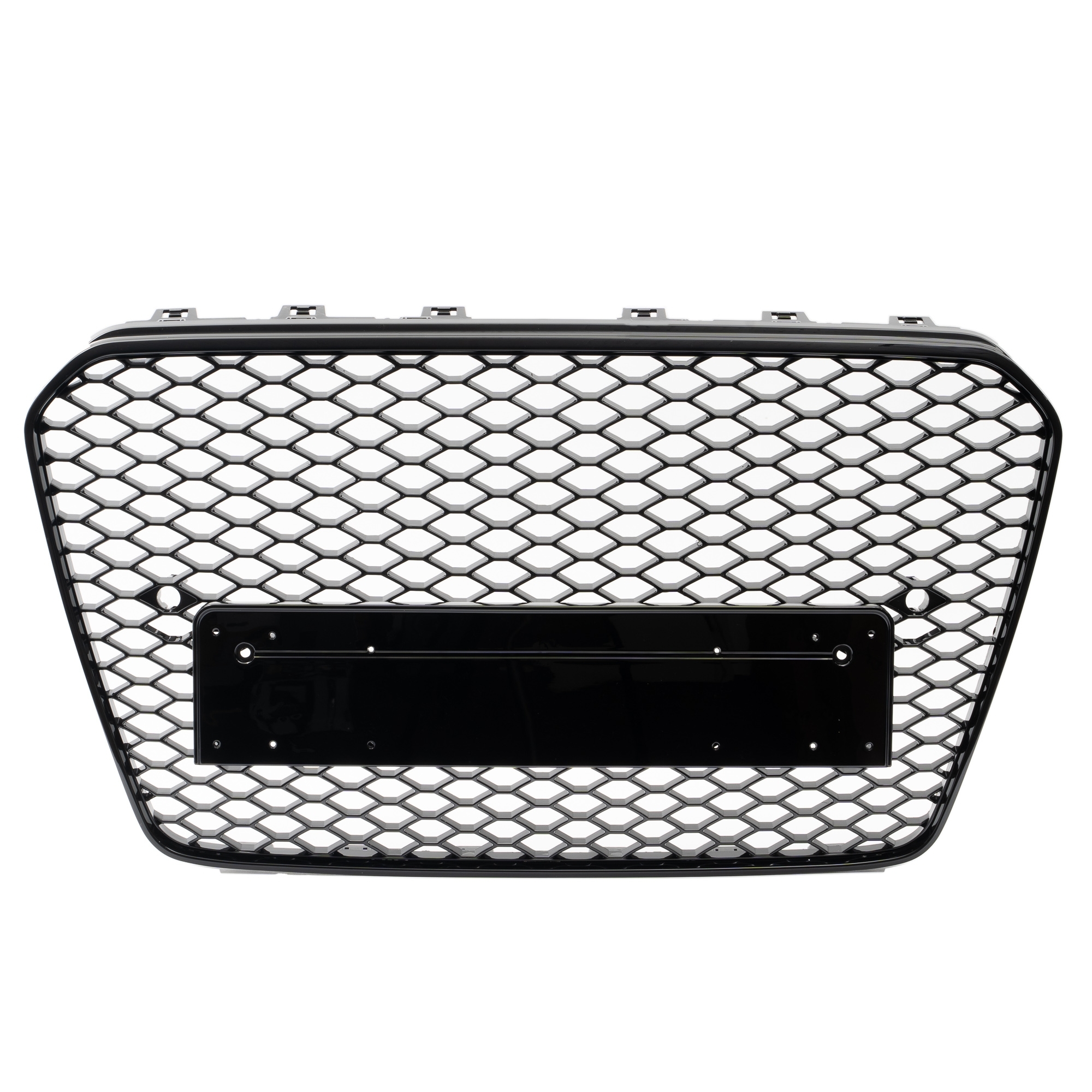 Radiator grille, gloss black, badgeless – Audi A5 8F 2013–2016