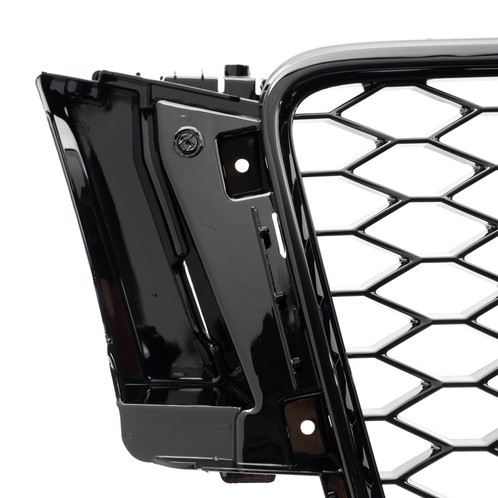 Radiator grille, gloss black, badgeless – Audi A5 8T 2007–2011