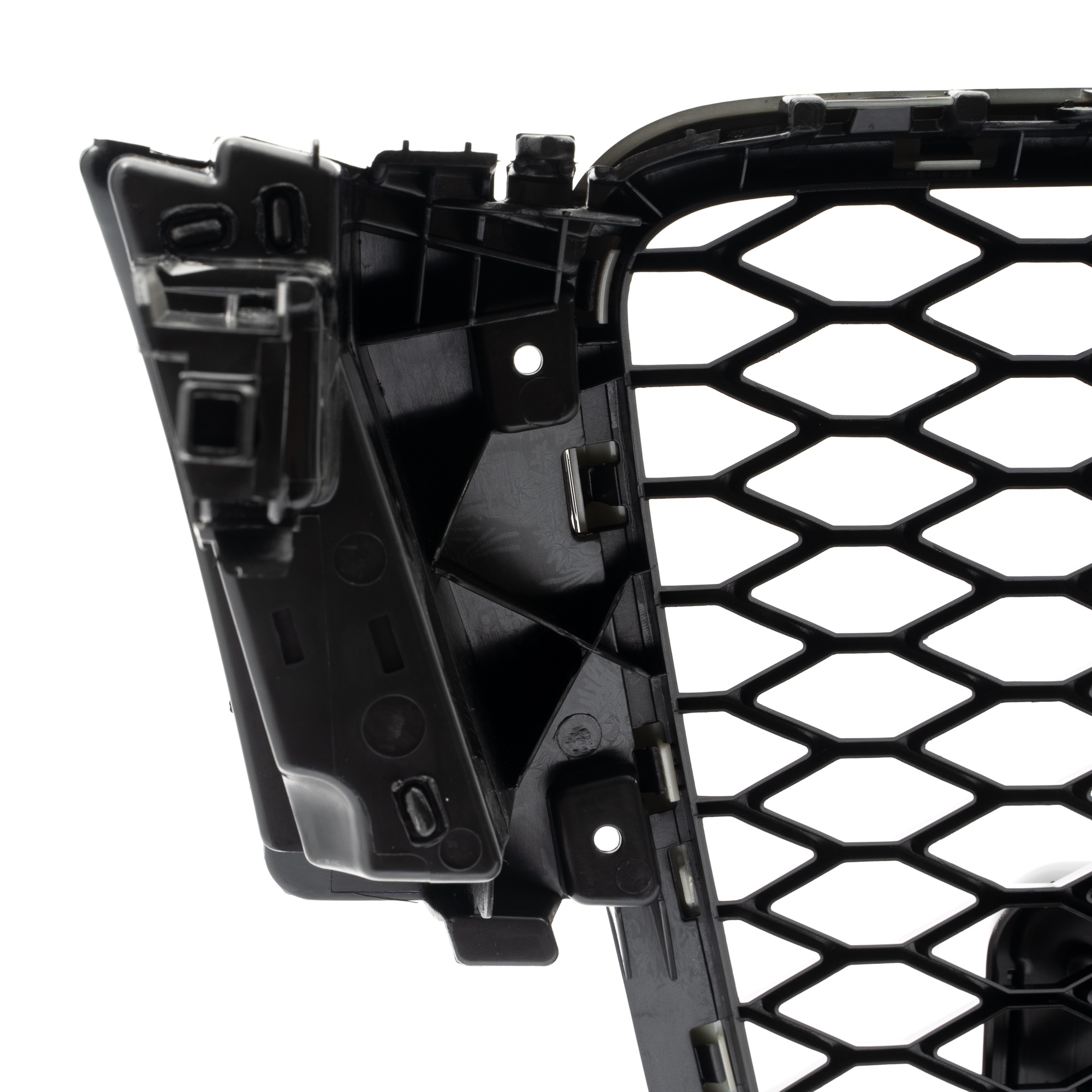 Radiator grille, gloss black, badgeless – Audi A5 8T 2007–2011