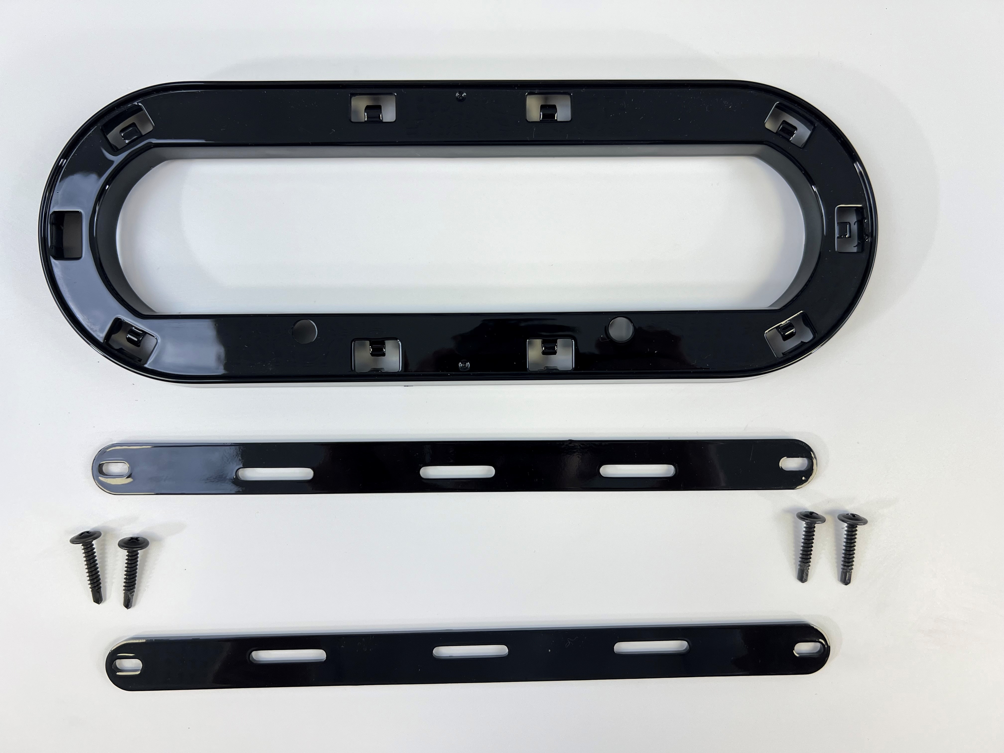 Audi Emblem holder for Audi grille, gloss black