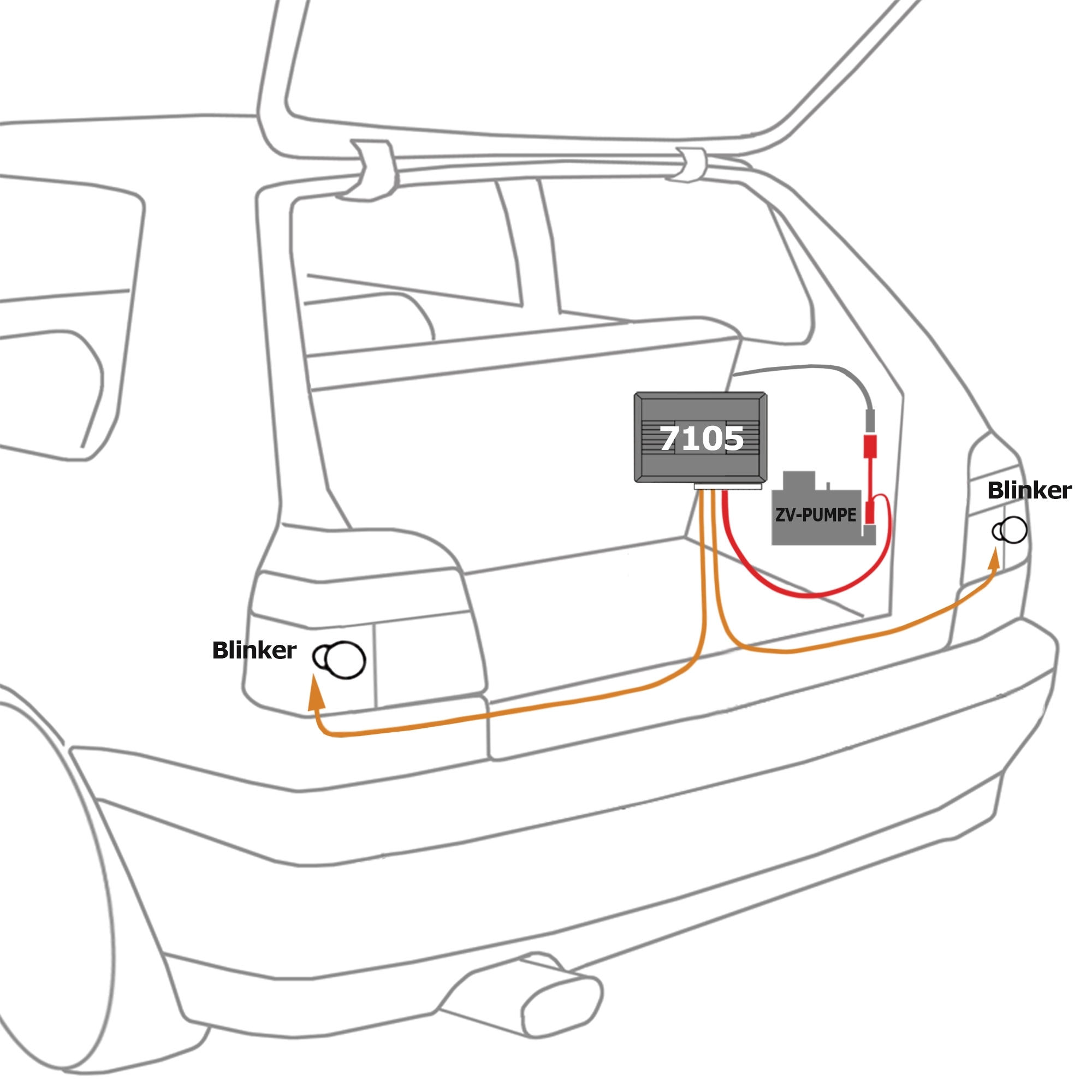 JOM 7105 Klappschlüssel-Fernbedienung+Schlüsselrohling f. VW, Audi