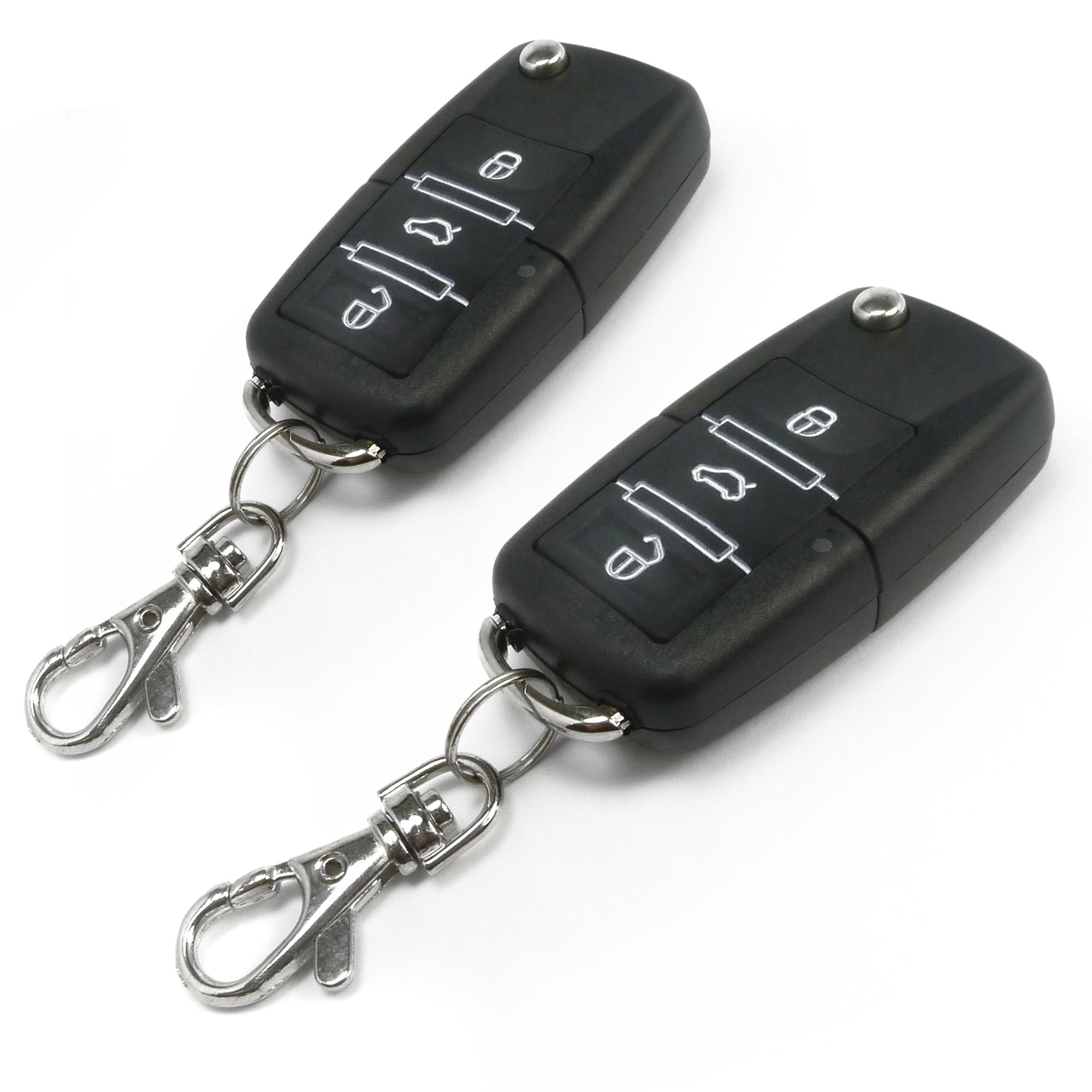 JOM Car Parts & Car Hifi GmbH 7105 Radio-remote control for centrel locking  system, universal, with 2 foldable keys