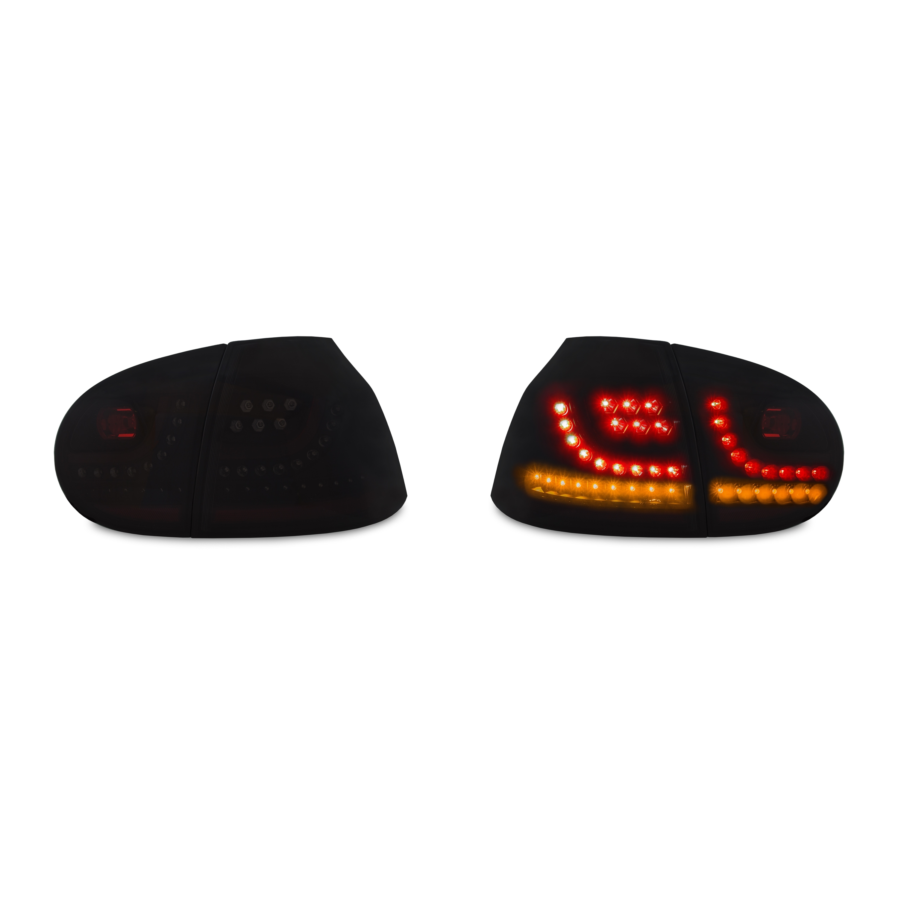 New Design LED Rückleuchten schwarz mit Dynamik Blinker passend für VW Golf  5 Bj. 03 - 08