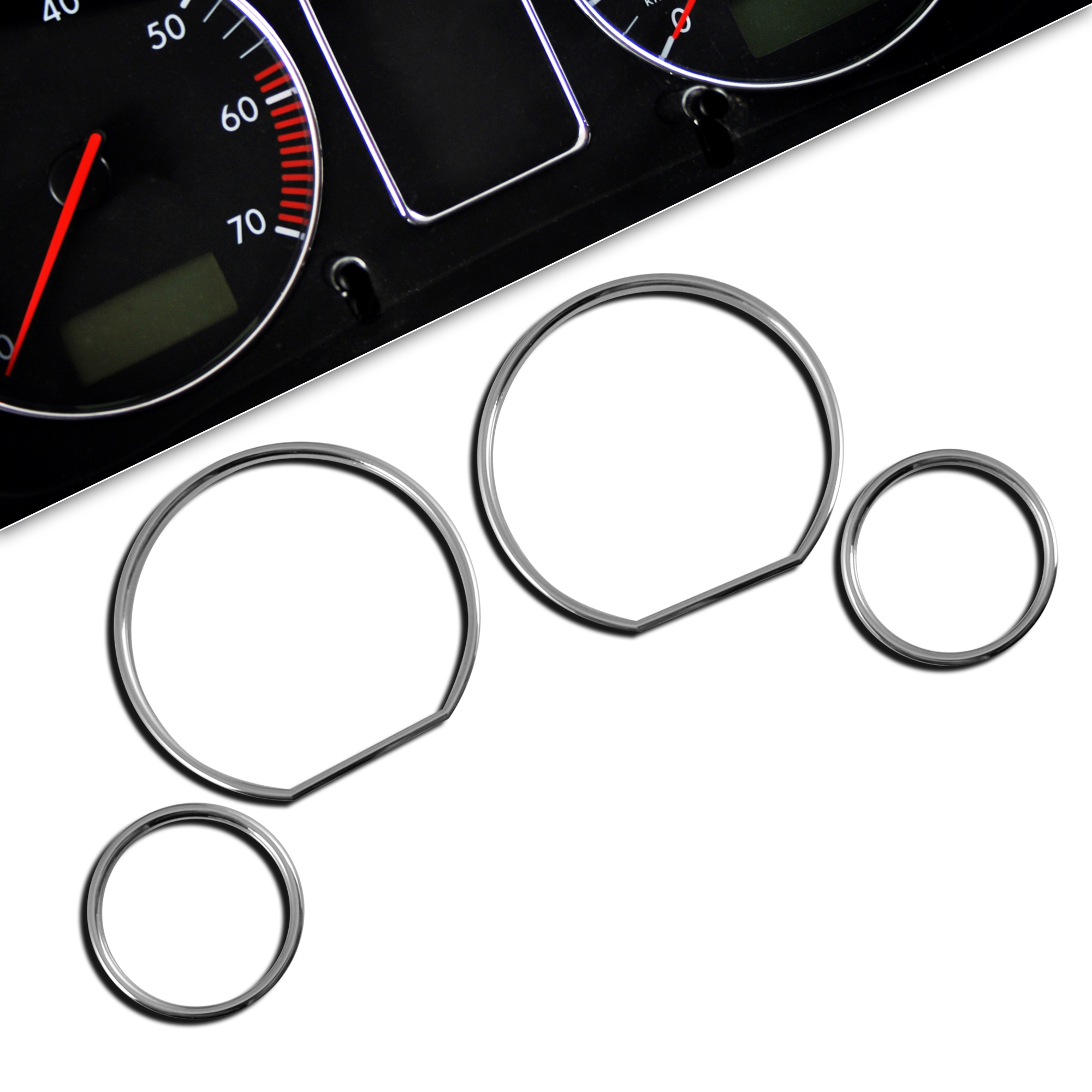 Tachochromringe 4 Teilig Passend Fur Bmw E36