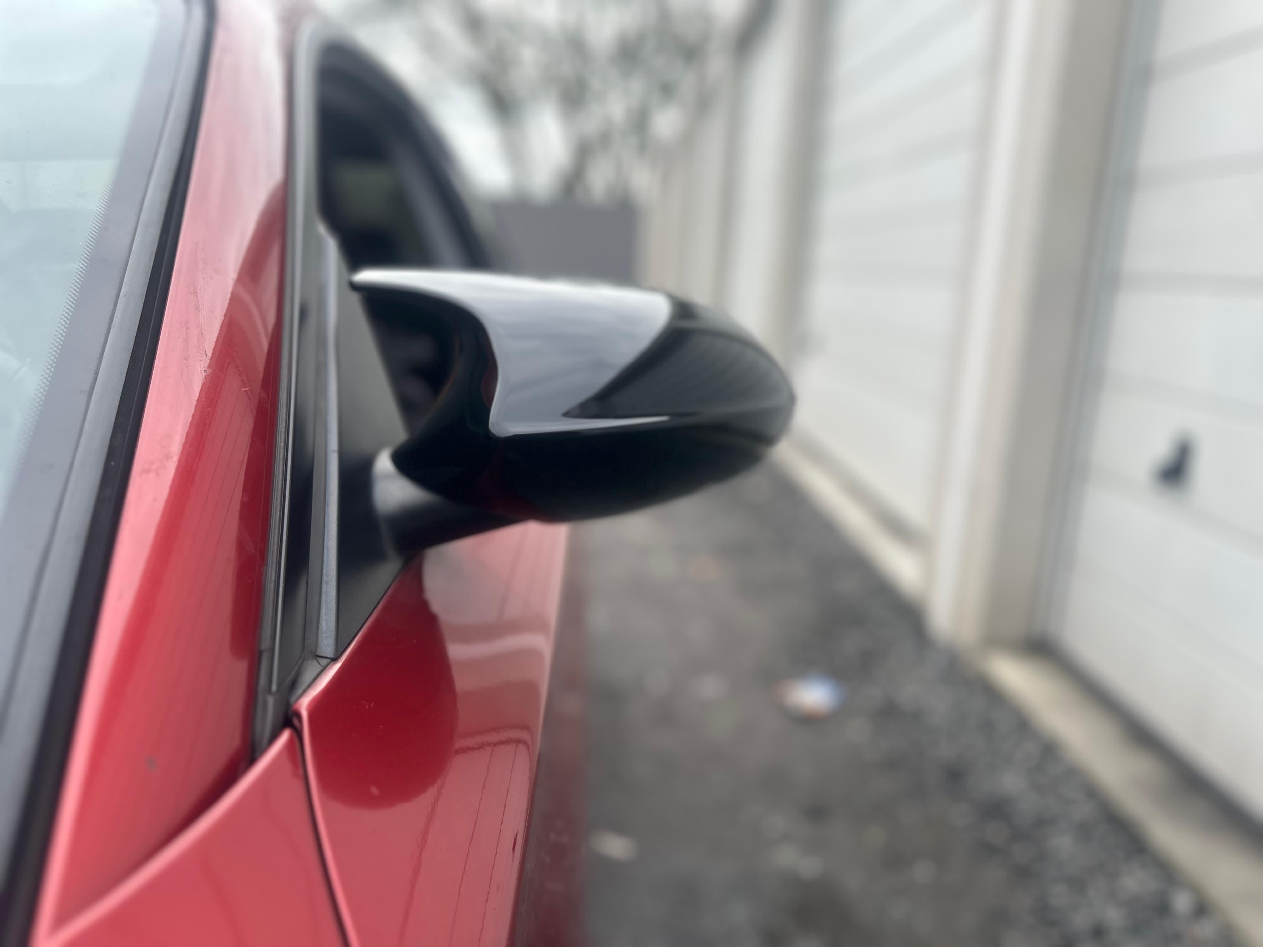 BMW Mirror Cap Set, black gloss