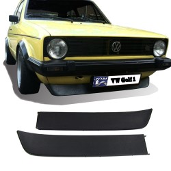 Frontspoilerlippe passend für VW Golf 1 Typ: 17  Bj. 1974-1983VW Golf 1 Cabrio Typ: 155  Bj. bis -12/1989 (nicht für Karmann Cabrio!) VW Jetta 1 Typ: 16  Bj. bis -02/1994VW Caddy 1 Typ: 14  Bj: bis -07/1992