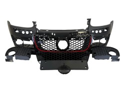 Pare-choc avant look GTI avec grille de nid d'abeille approprié pour VW Golf 5