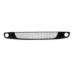 Set de grille plus couvertures d'antibrouillard pour pare-choc avant, en noir brillant et de style nid d'abeille approprié pour VW Golf 6, à partir du 2008