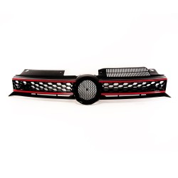 Front Grill VW Golf MK6 GTI ( 2008 - ), with slot for the badge  honey comb suitable for VW Golf MK6 GTI 2008 - 2012