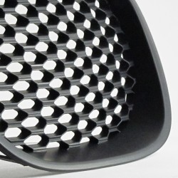 Front Grill badgless with honey comb mesh suitable for Seat Leon 1P year 2005 - 2009 and Altea 5P year 2004 - 2009