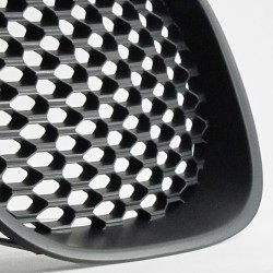 Front Grill badgless with honey comb mesh suitable for Seat Leon 1P year 2005 - 2009 and Altea 5P year 2004 - 2009