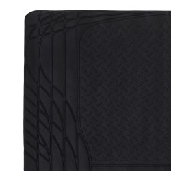 Kofferraummatte Gummimatte Antirutschmatte Universal,121 x 81 cm, schwarz, PVC, Individuell Zuschneidbar,