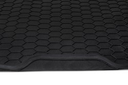 Universal Rear Trunk Boot Liner Cargo Mat Floor Tray, 108 x 140 cm, black