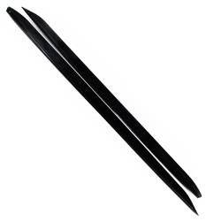 Side skirt extensions, black matt suitable for BMW 3 Series, G20, G21 2018-2023
