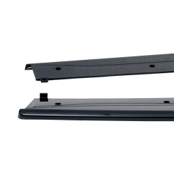 Seitenschwelleransätze, schwarz glänzend passend für BMW 3er, F30, 2011-2019